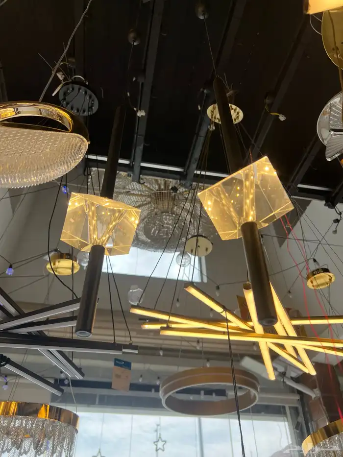 ديكورات نجف تحف ثريات اباليك شحن 80