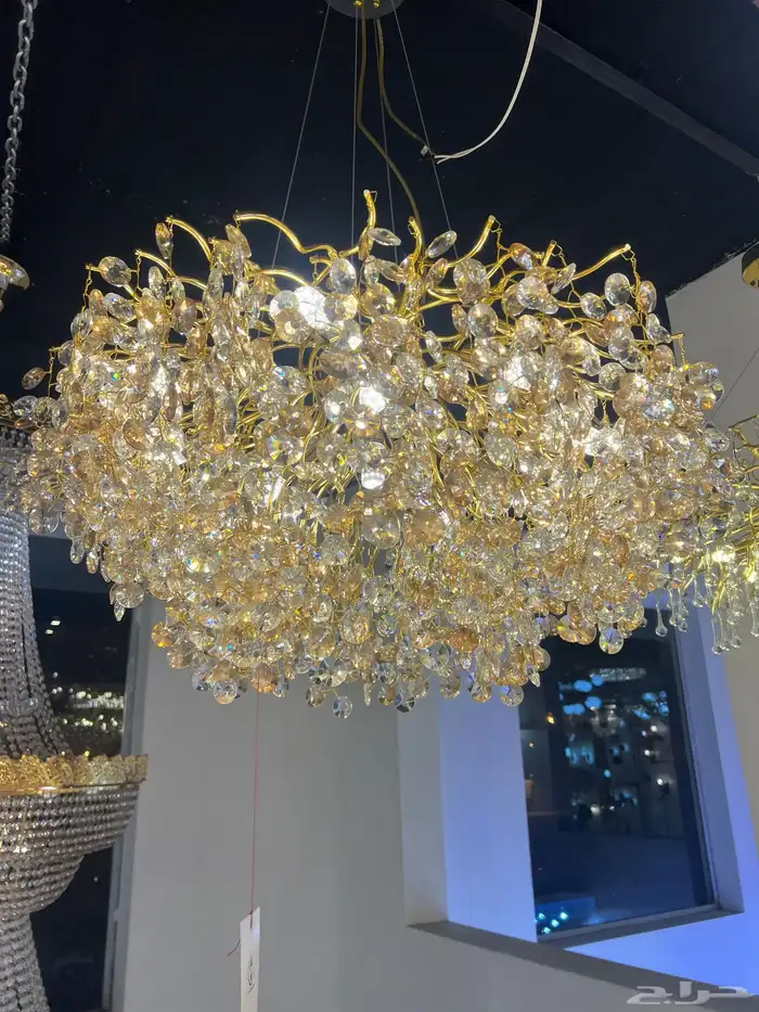 ديكورات نجف تحف ثريات اباليك شحن 56