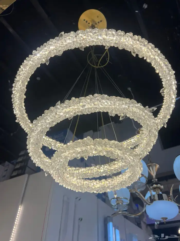 ديكورات نجف تحف ثريات اباليك شحن 62