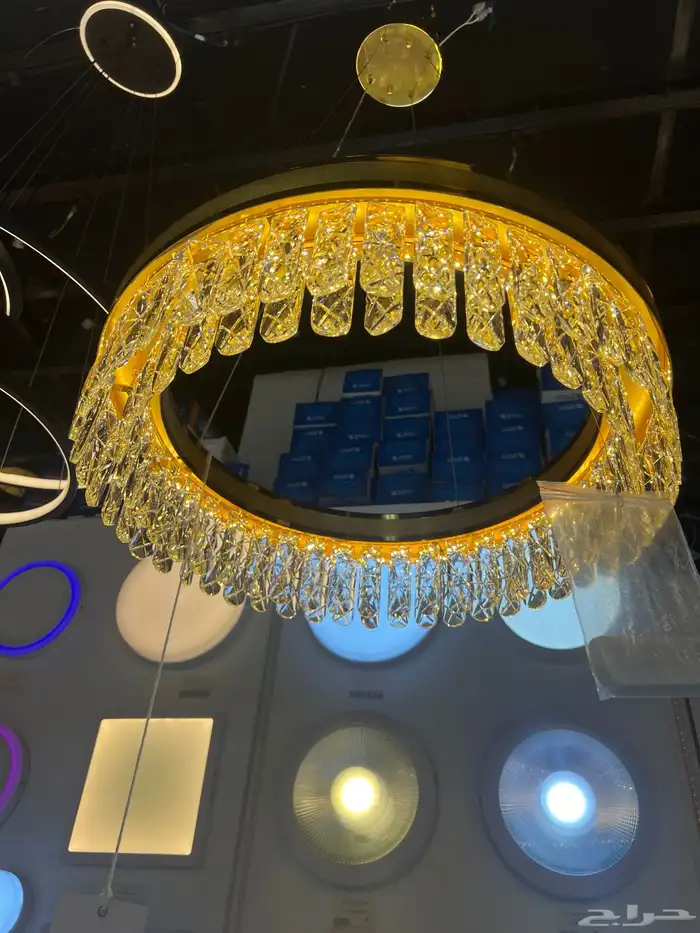 ديكورات نجف تحف ثريات اباليك شحن 65