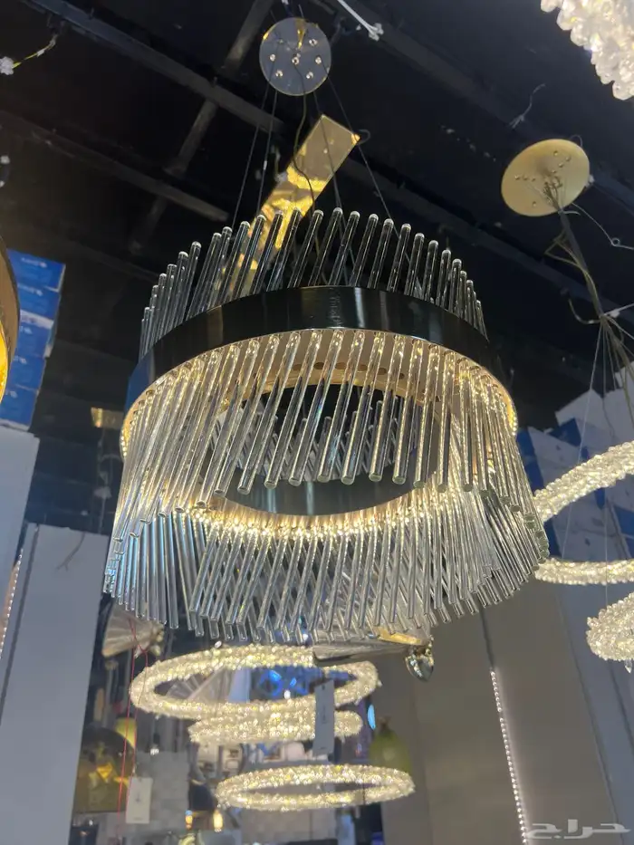 ديكورات نجف تحف ثريات اباليك شحن 64