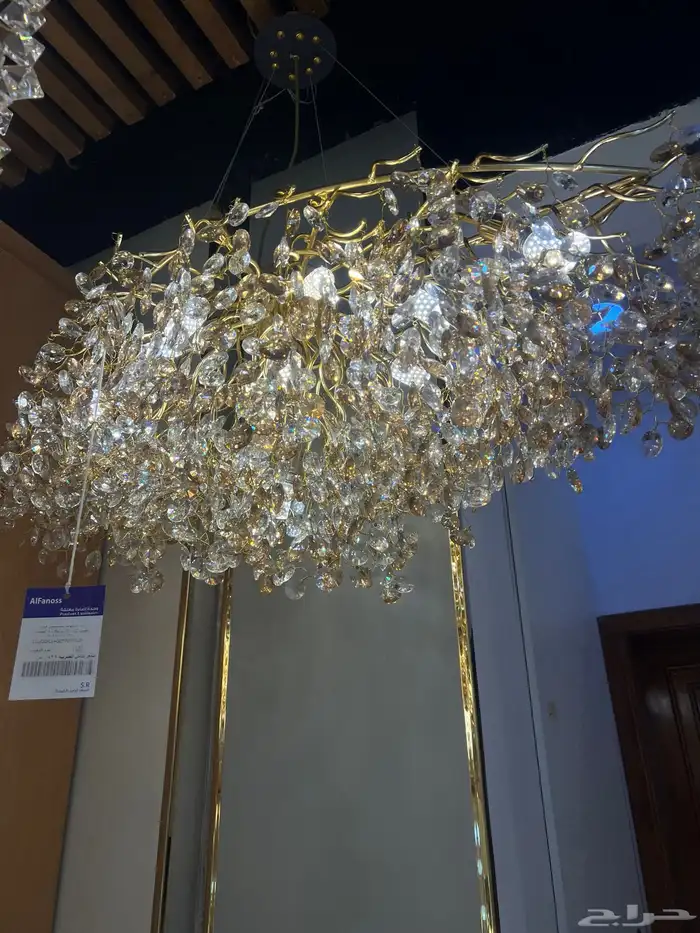 ديكورات نجف تحف ثريات اباليك شحن 61