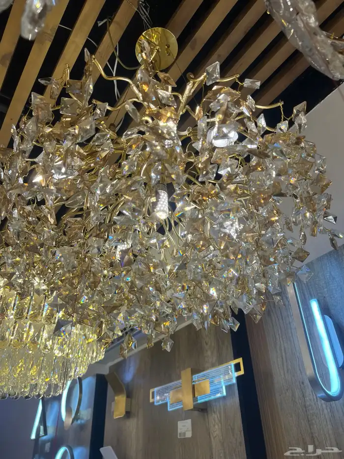 ديكورات نجف تحف ثريات اباليك شحن 58