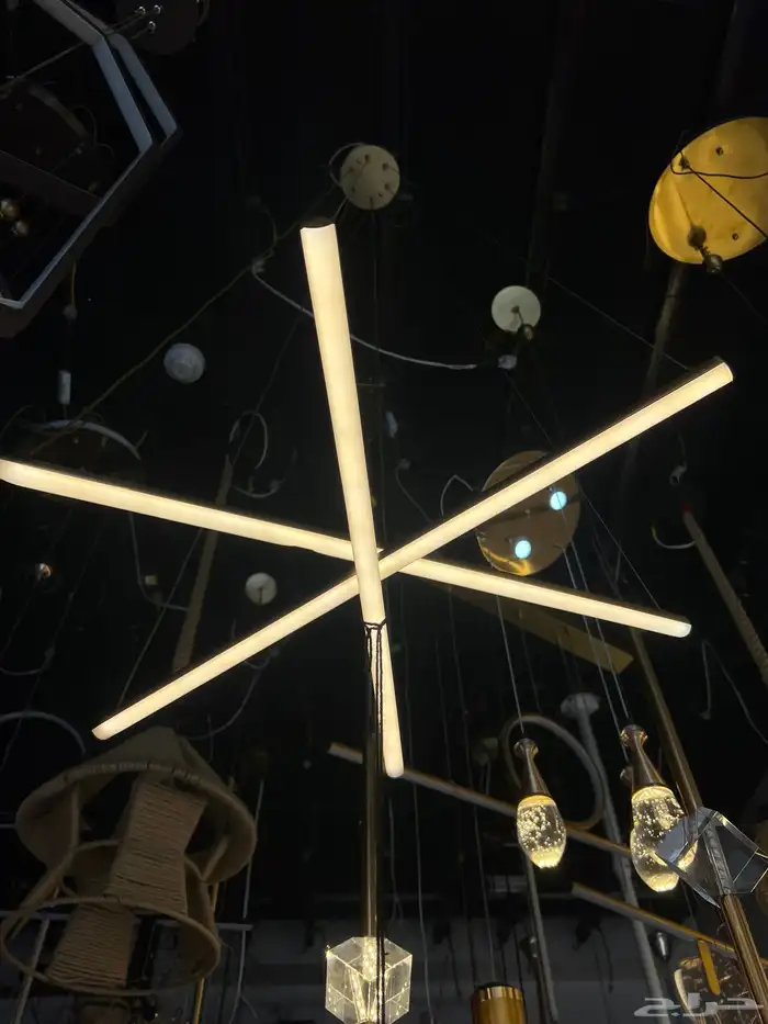 ديكورات نجف تحف ثريات اباليك شحن 75