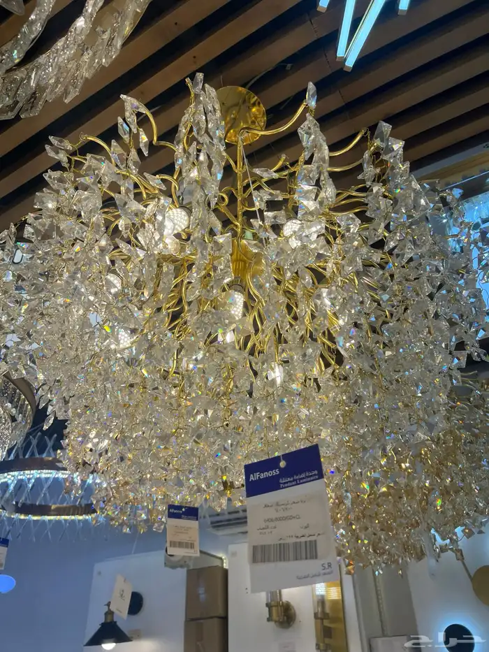 ديكورات نجف تحف ثريات اباليك شحن 47