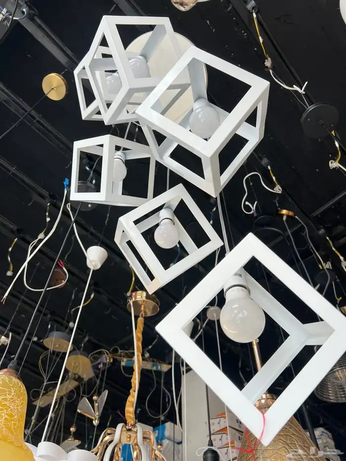 ديكورات نجف تحف ثريات اباليك شحن 85