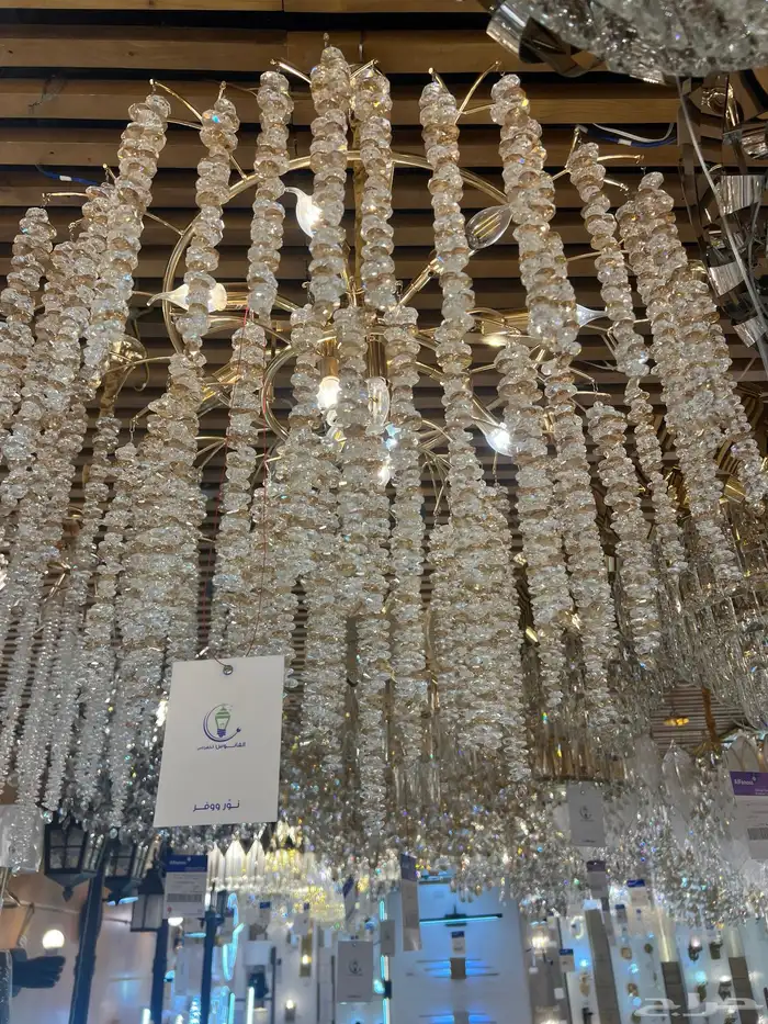 ديكورات نجف تحف ثريات اباليك شحن 59