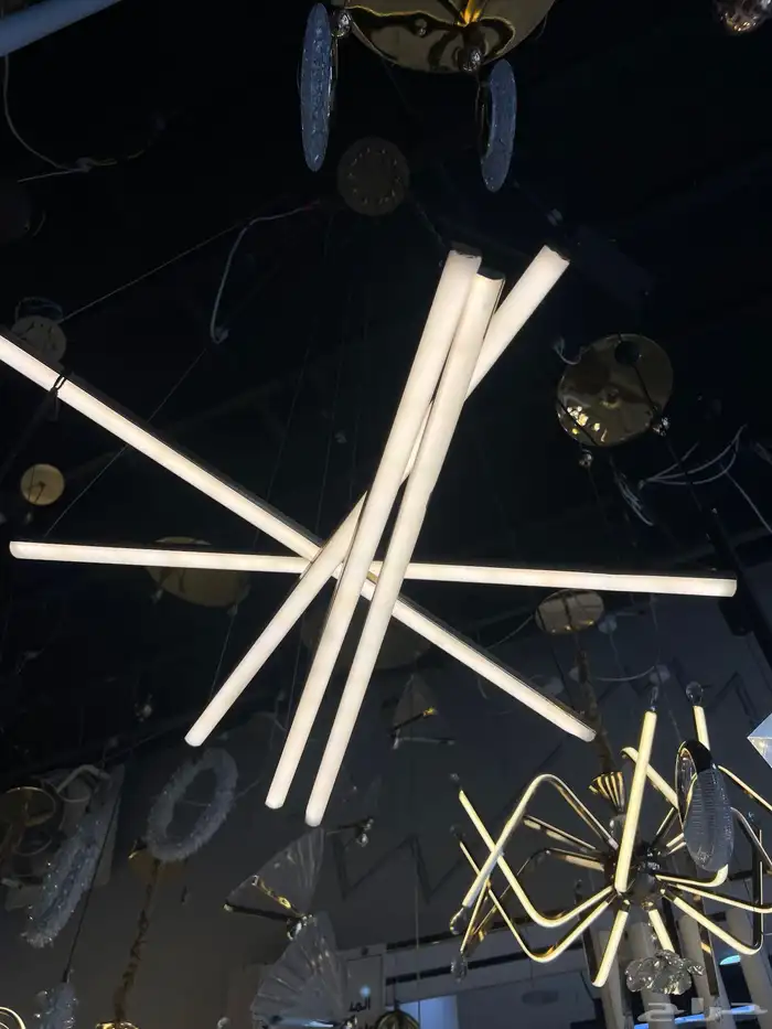 ديكورات نجف تحف ثريات اباليك شحن 70