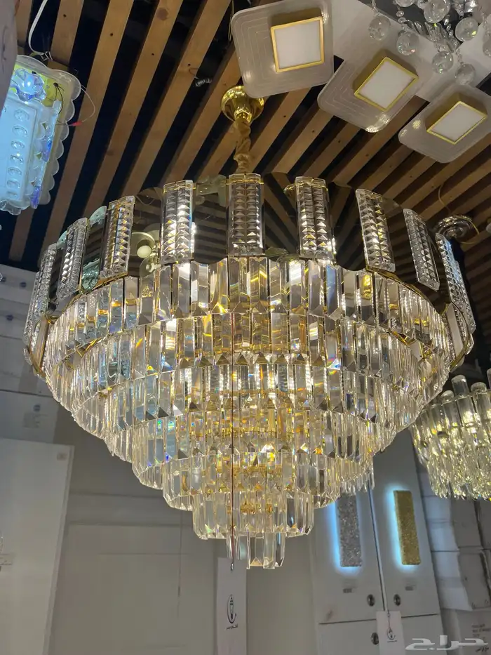 ديكورات نجف تحف ثريات اباليك شحن 50