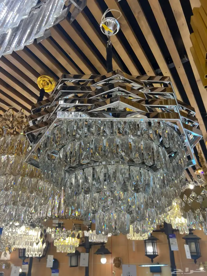 ديكورات نجف تحف ثريات اباليك شحن 46