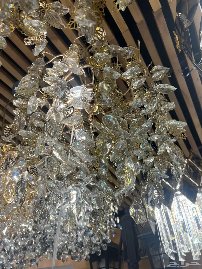 ديكورات نجف تحف ثريات اباليك شحن 49