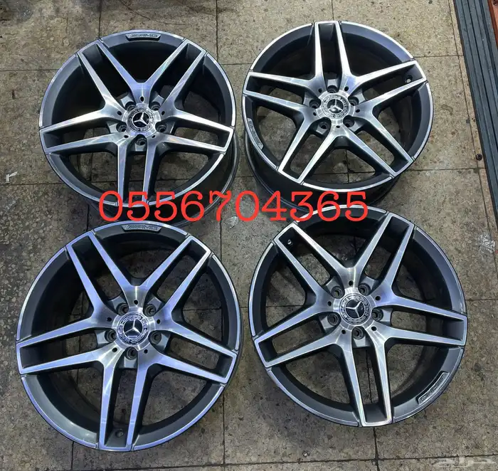 جنوط مرسيدس يخت مقاس 19 اصلي وكالة موديل 2019 11