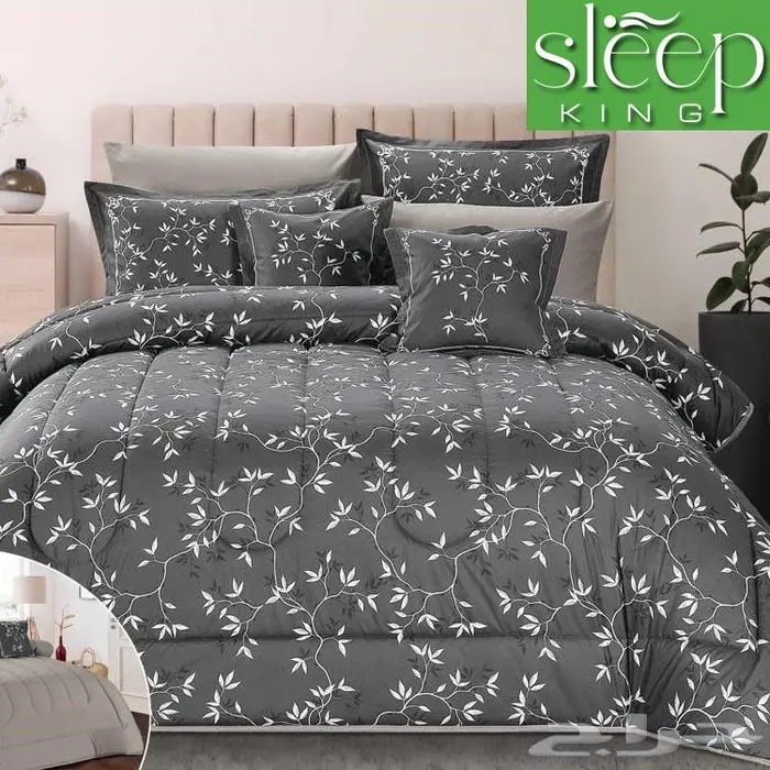 مفرش ريتشي صيفي قطن ممتاز وجهين كنج 8قطع 0