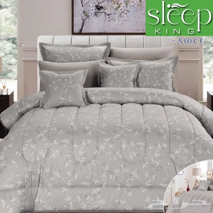 مفرش ريتشي صيفي قطن ممتاز وجهين كنج 8قطع 5