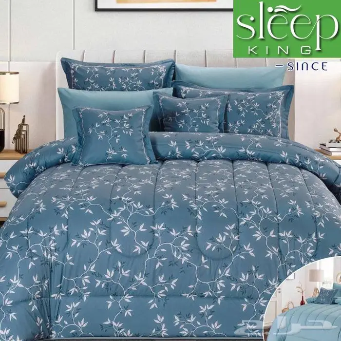 مفرش ريتشي صيفي قطن ممتاز وجهين كنج 8قطع 4