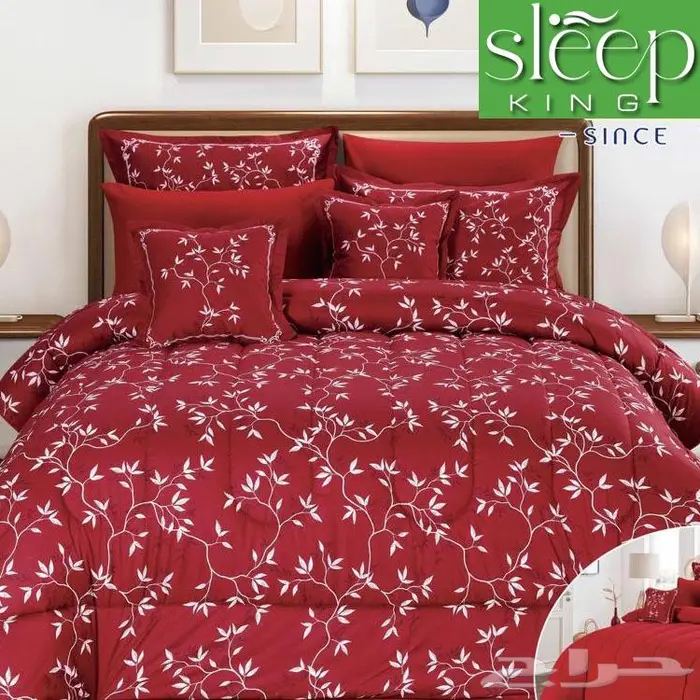 مفرش ريتشي صيفي قطن ممتاز وجهين كنج 8قطع 6