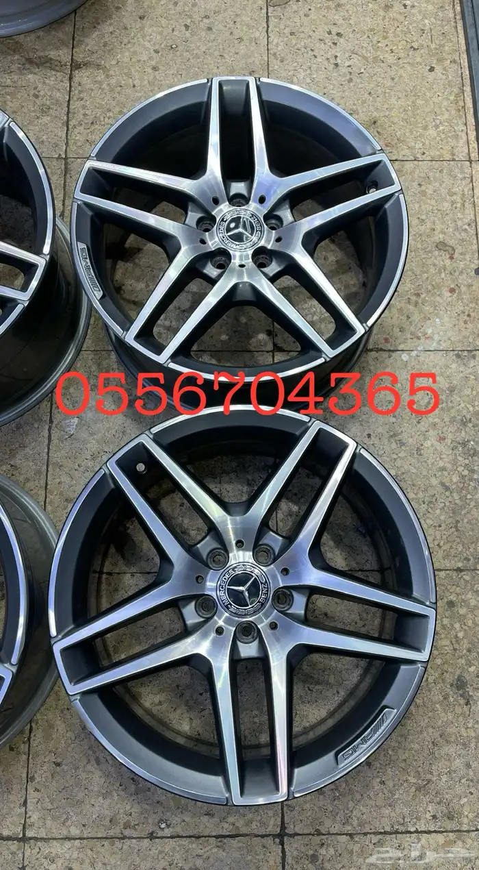 جنوط مرسيدس يخت مقاس 19 اصلي وكالة موديل 2019 10