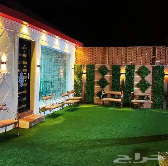 استراحه كبيره قسمين اللعاب مائيه ومسابح 8