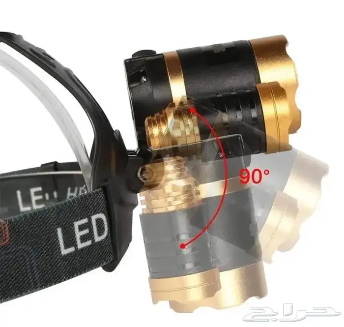 كشاف راس LED مع 3 مصابيح 3