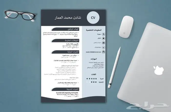 سيرة ذاتية احترافية وانجاز سريع 1