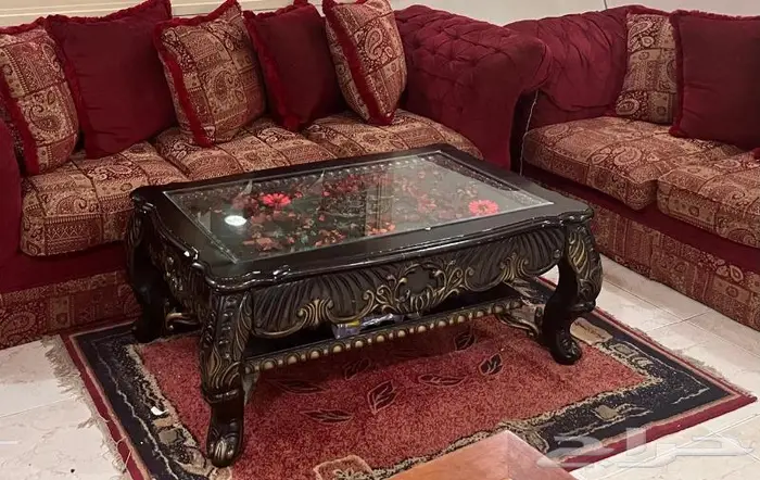 عرض ب200 طاولة خدمة قهوة فاخرة مع طاولتين زاوية 0