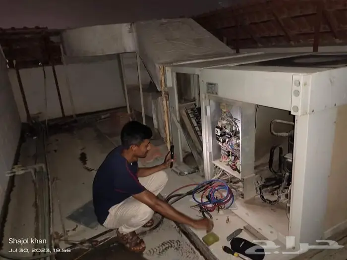 Maintenance of split air conditioners central package 5