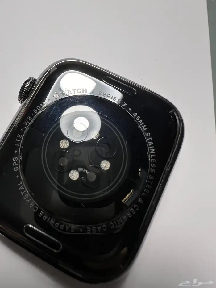 ساعة ابل ستانلس ستيل 7 apple watch 7 stainless steel 2