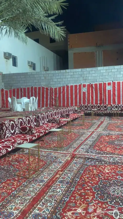 تأجير فرش وجلسات وتأجير لوزم افرح للعيد فرش بي كمية كبيره 6