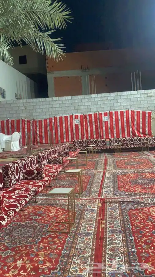 تأجير فرش وجلسات وتأجير لوزم افرح للعيد فرش بي كمية كبيره 7