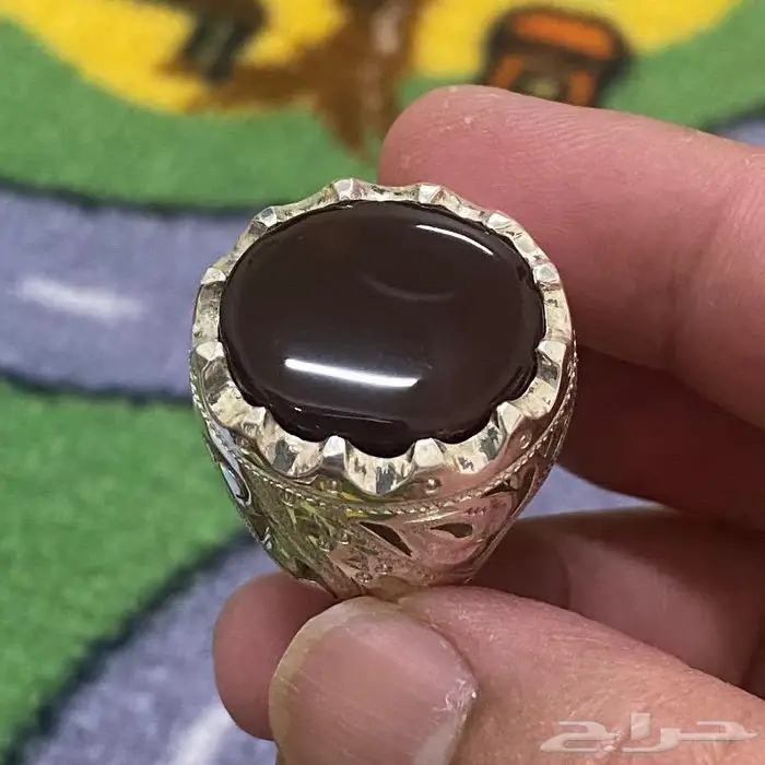 خاتم عقيق يماني كرزي ملكي لايختلف عليه اثنان 14