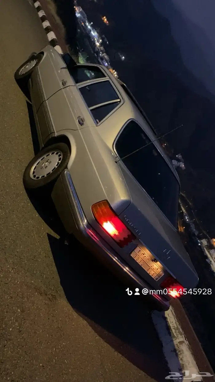 مرسيدس 560 ياباني منوة للمستخدم موديل 91 3