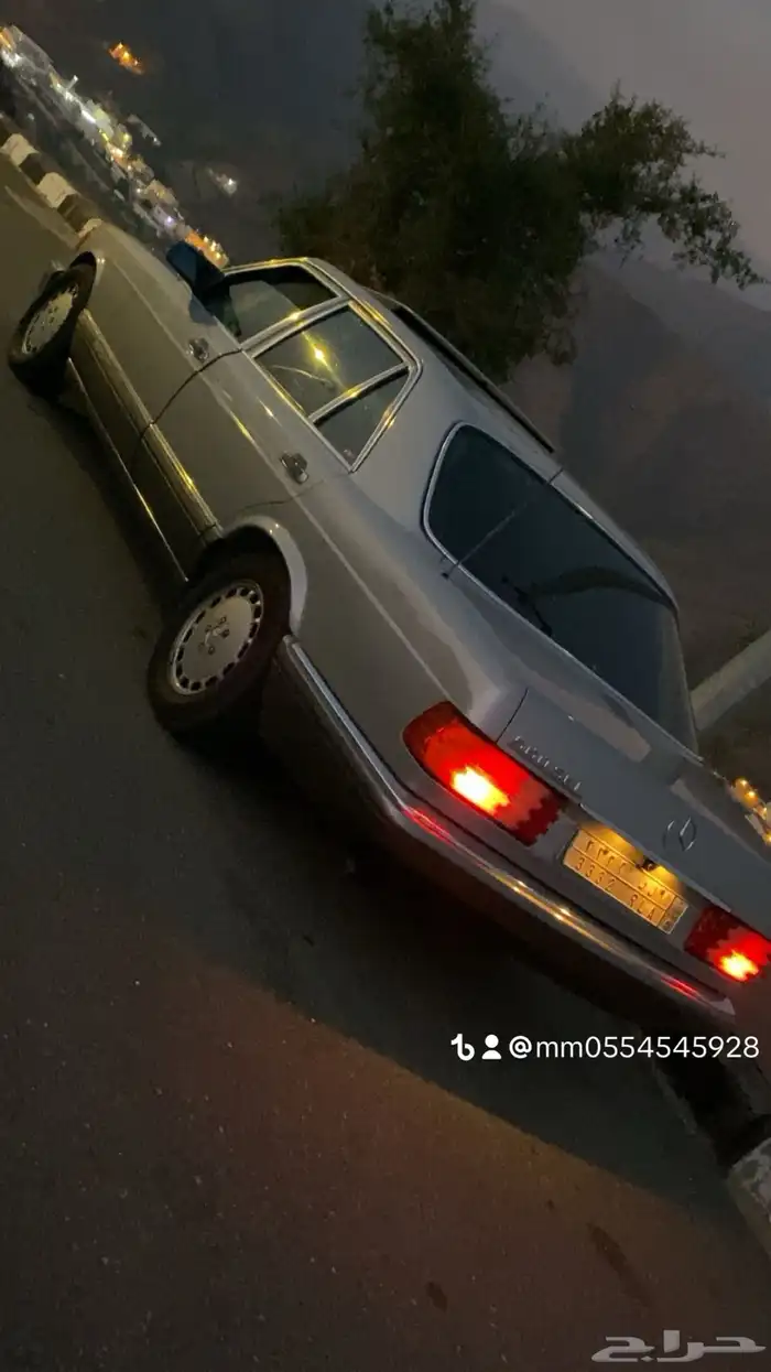 مرسيدس 560 ياباني منوة للمستخدم موديل 91 4