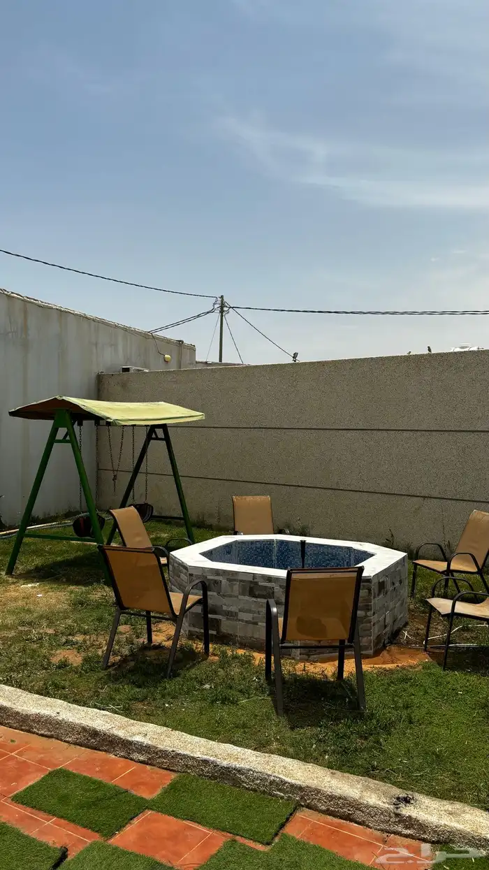 شاليه ب استيج مضيء للحفلات والمناسبات 7