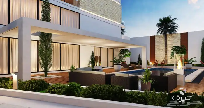 تصميم معماري خارجي داخلي لاندسكيب 52