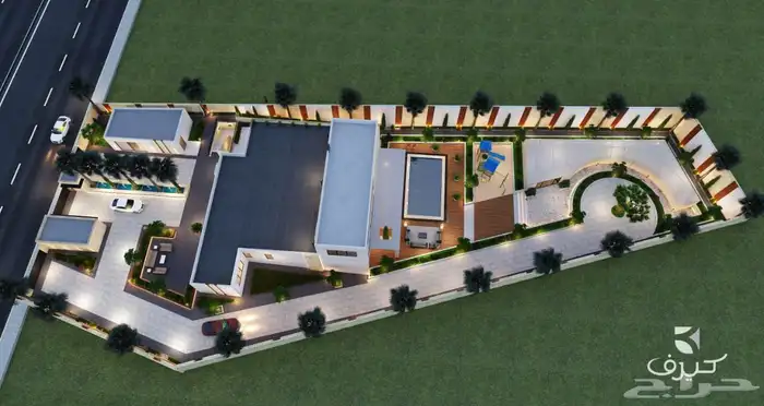 تصميم معماري خارجي داخلي لاندسكيب 44