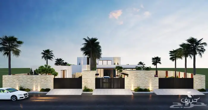 تصميم معماري خارجي داخلي لاندسكيب 46
