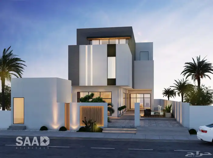 تصميم معماري خارجي داخلي لاندسكيب 7
