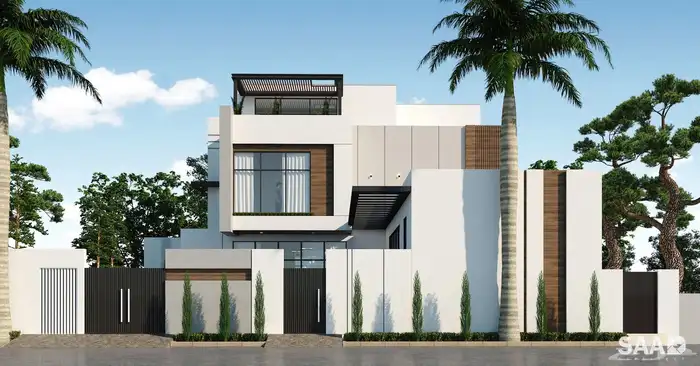 تصميم معماري خارجي داخلي لاندسكيب 8