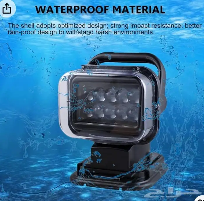 كشاف led متحرك ريموت 360 درجه 6