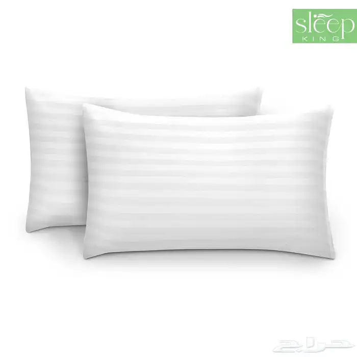 طقم وسائد فندقي 1000غرام مقاس 75 50 0