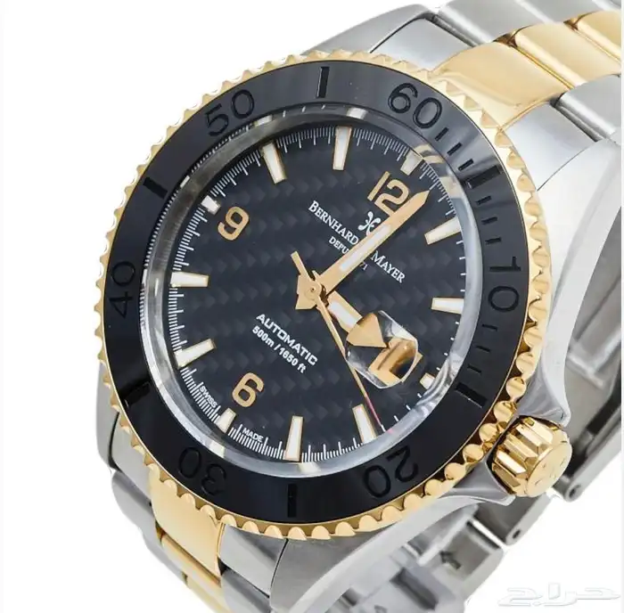 ساعة بيرنهارد اتش ماير سويسرية كاربون فايبر ستاينلس ستيل 3