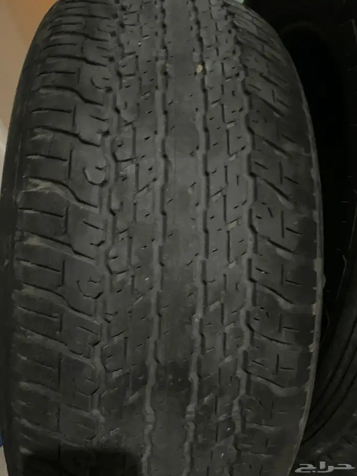 4 كفرات دنلوب مقاس 265  60   18 3