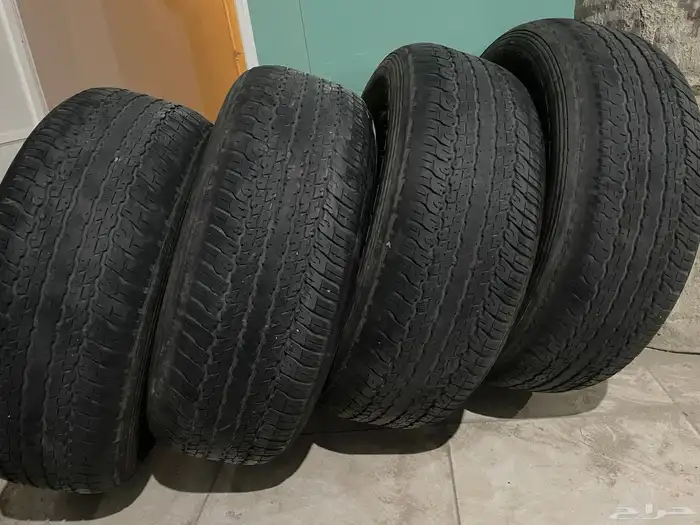 4 كفرات دنلوب مقاس 265  60   18 2