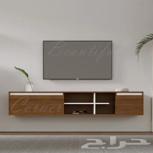 طاولة تلفزيون معلقه مقاس 200 سم 3