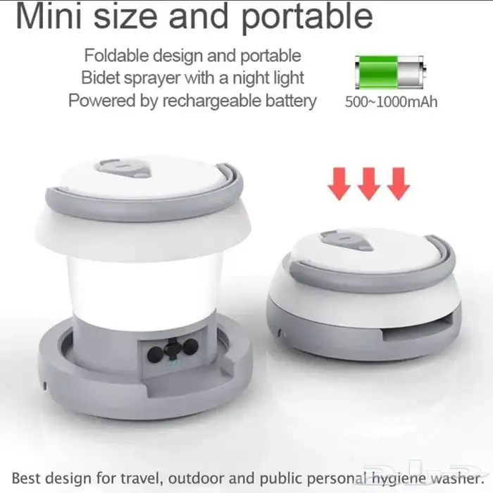 شطاف السفر و التخييم كهربائي قابل للطي 1 لتر 4