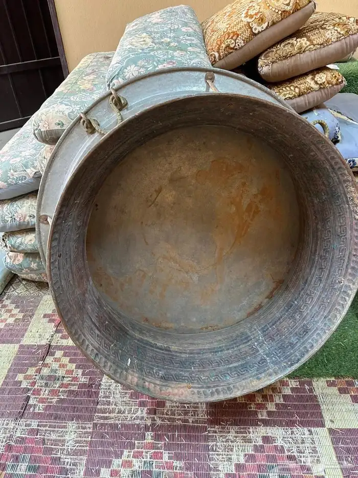 صينية نحاس قديمه حجم كبير 0