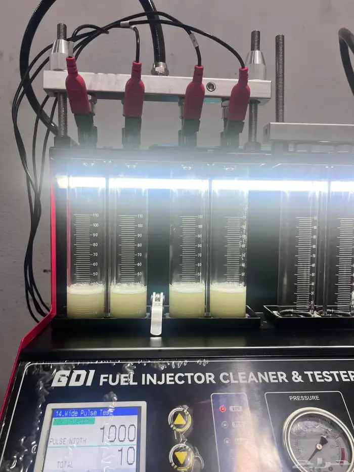 ورشة رائد الإتقان - تصفية مكاين - تنظيف بخاخات بجهاز HPPT 1