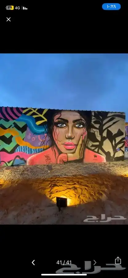 رسام جداريات ART hawi عرض اليوم الوطني 50 10