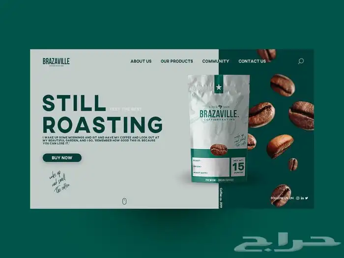 تصميم موقع تعريفي 2