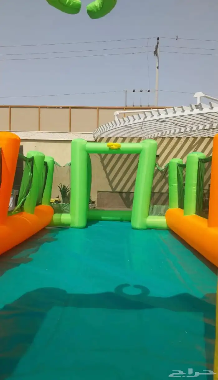تأجير ملعب صابوني لعبه مائيه 2